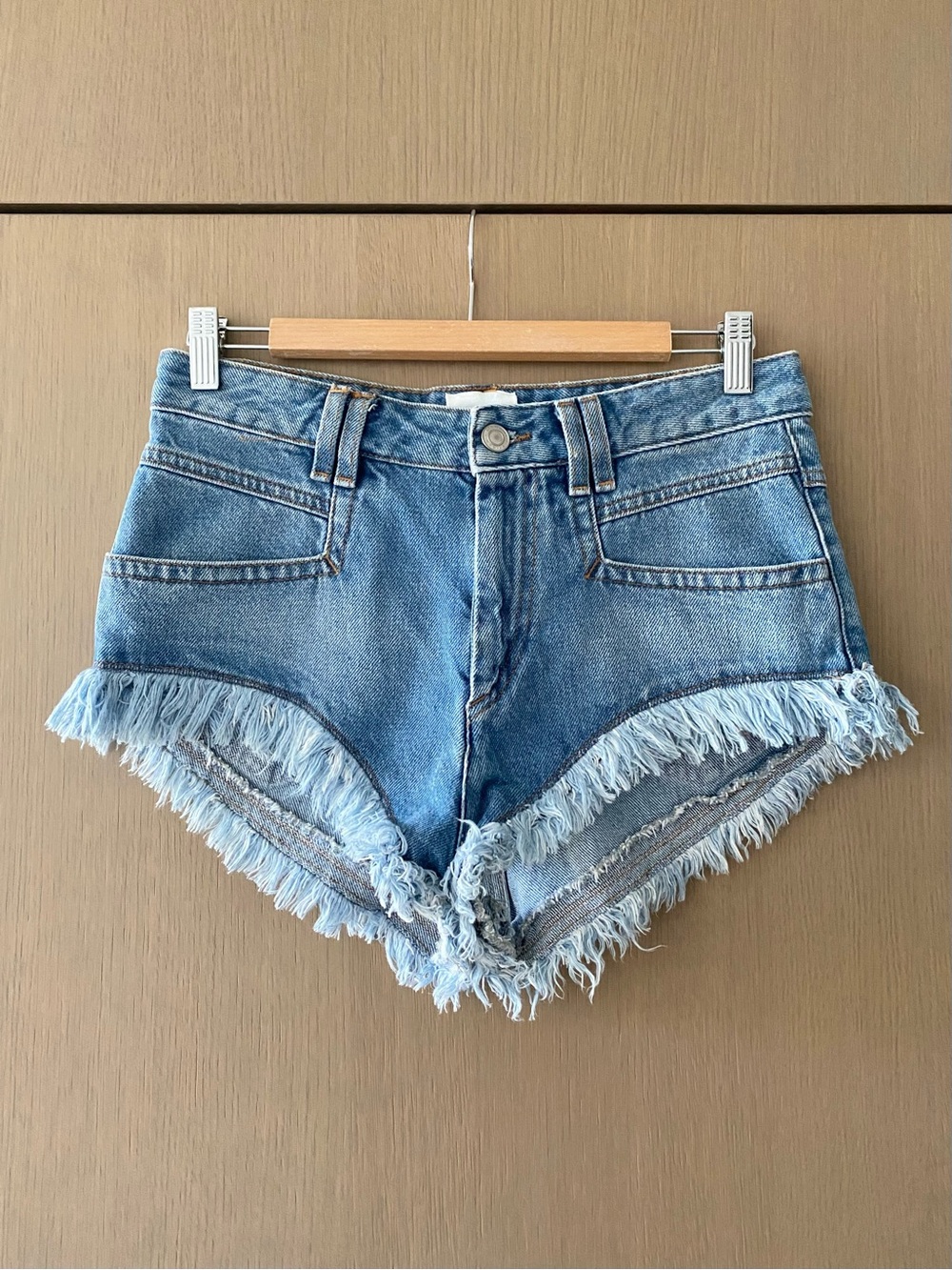 Isabel Marant eneidao denim shorts - Picture 2 of 9